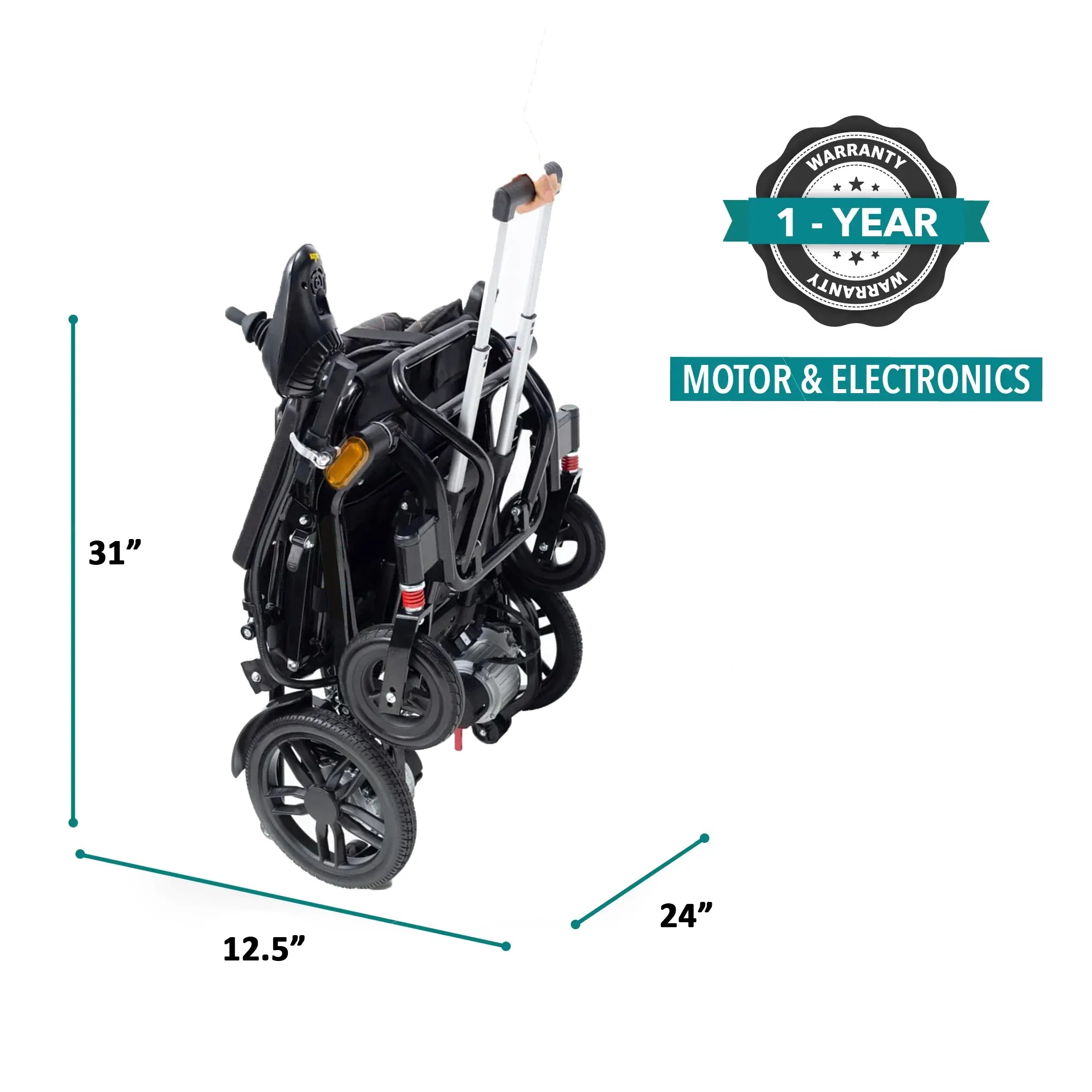 Glide Care G-5 Lightweight Foldable Electric Wheelchair