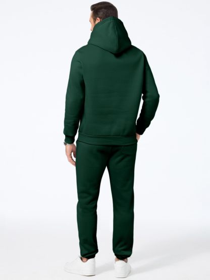 Men's 2 Piece Outfits Hoodie Sweatshirt Tracksuit & Joggers Sweatpants Sweatsuit Set