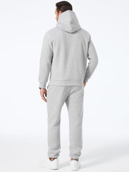 Men's 2 Piece Outfits Hoodie Sweatshirt Tracksuit & Joggers Sweatpants Sweatsuit Set