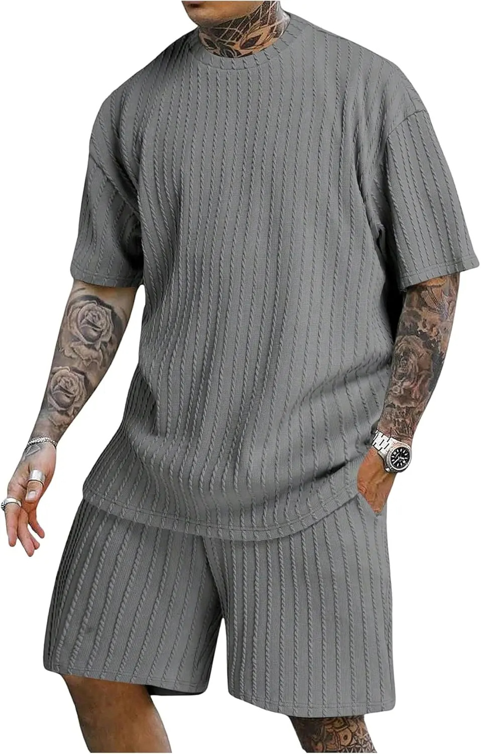 💝Last day promotion! Men's two-piece textured suit