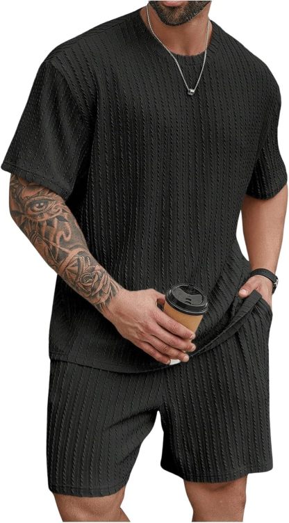 💝Last day promotion! Men's two-piece textured suit