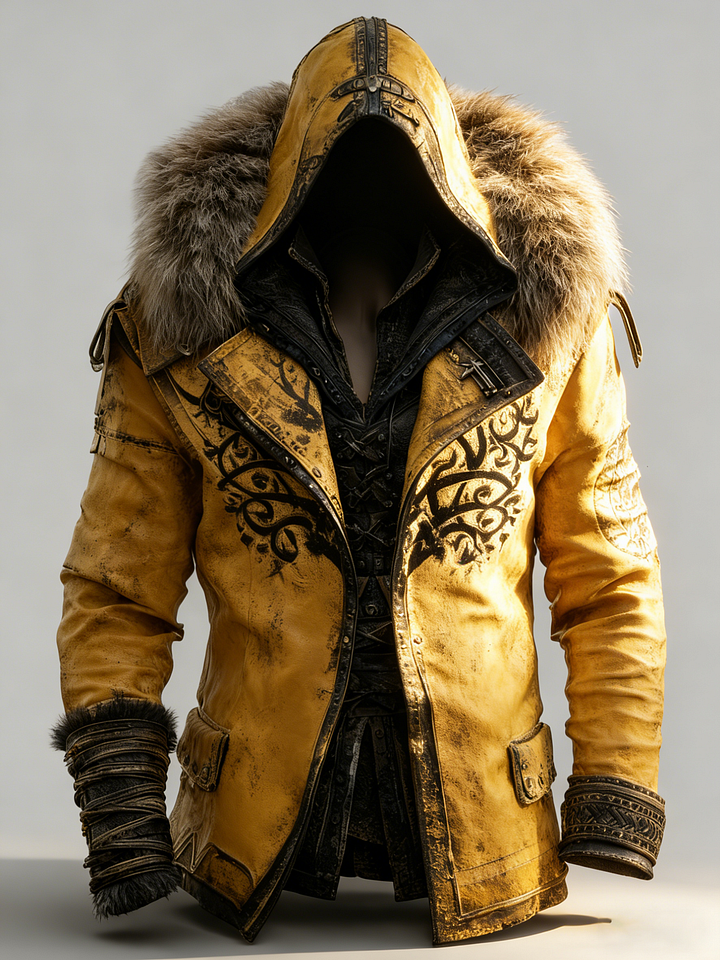 🎄 Christmas sales 80% OFF -🔥Winter Men's Fashionable Warm Fur Hooded Jacket