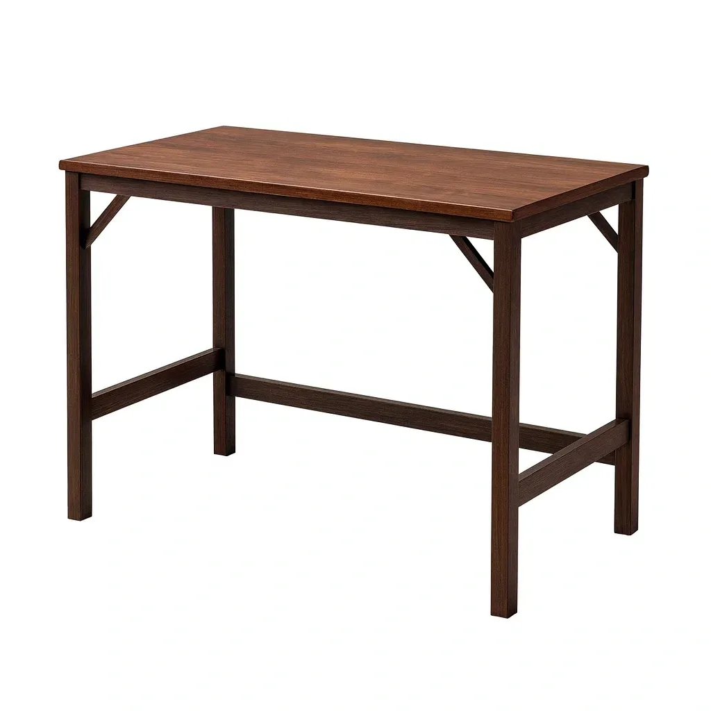 Table en bois massif marron 120 x 60 x 75 cm-Sofalexa