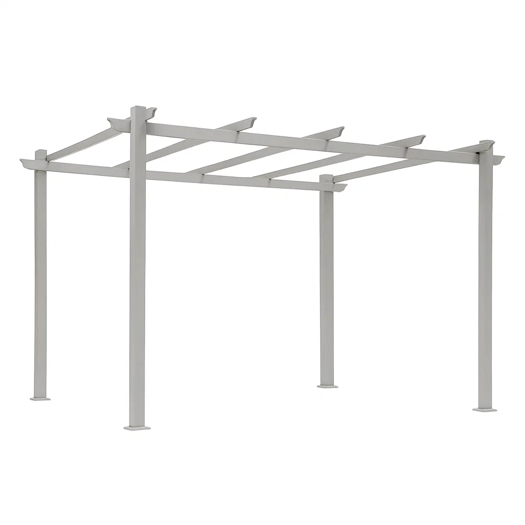 Pergola en aluminium blanc-Sofalexa