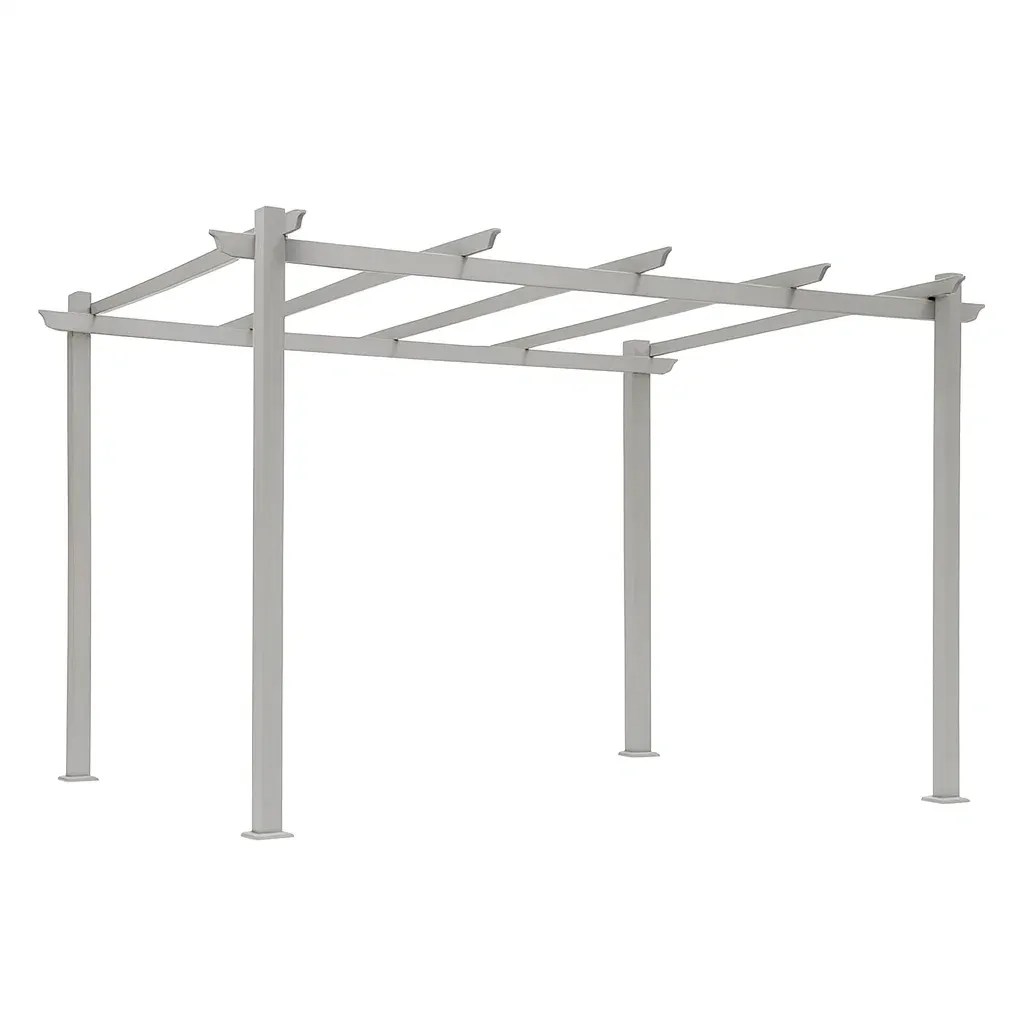 Pergola en aluminium blanc-Sofalexa