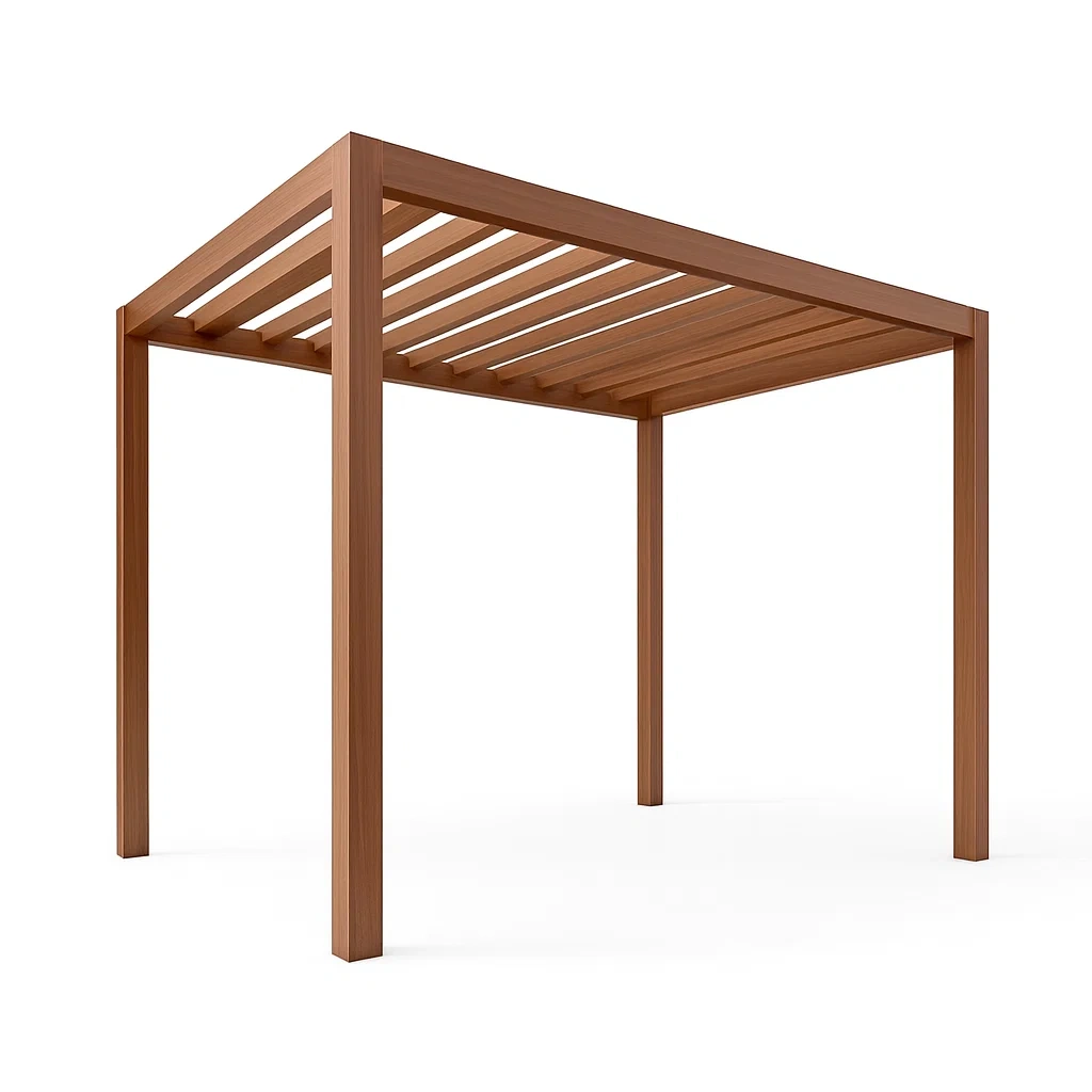 Pergola en bois marron 300 x 200 x 220 cm-Sofalexa