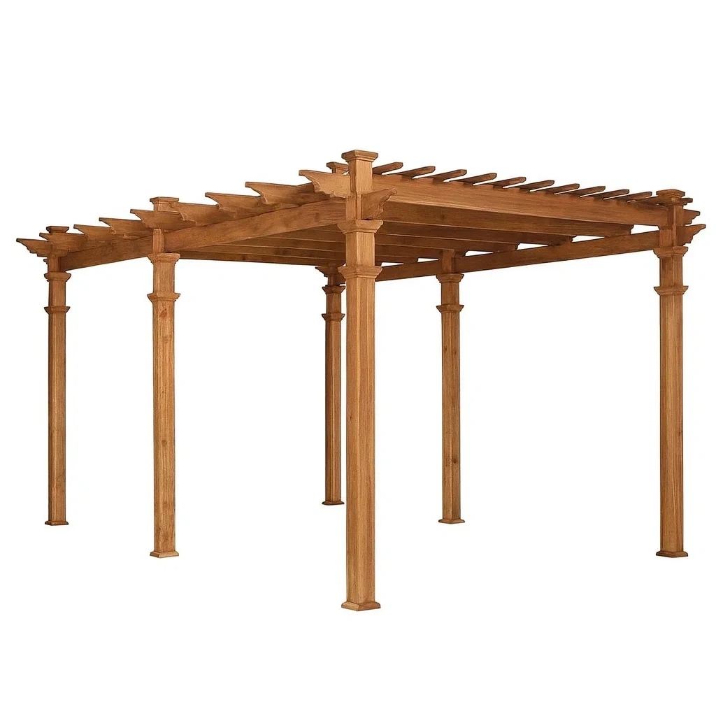 Pergola en bois massif 300 x 400 x 250 cm-Sofalexa