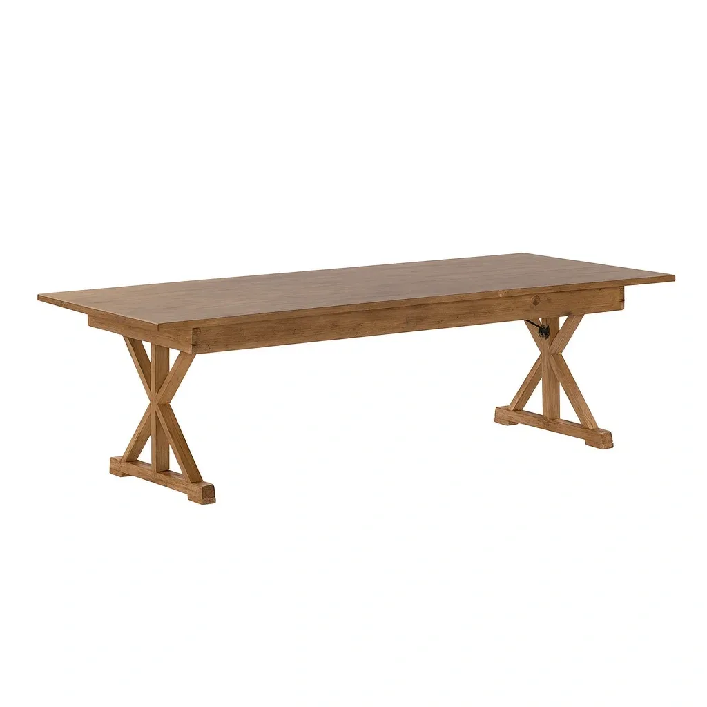 Table en bois massif 240 x 100 x 75 cm-Sofalexa