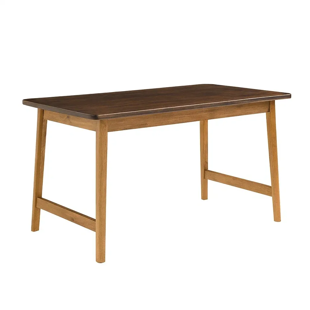 Table en bois massif brun 120 x 60 x 75 cm-Sofalexa