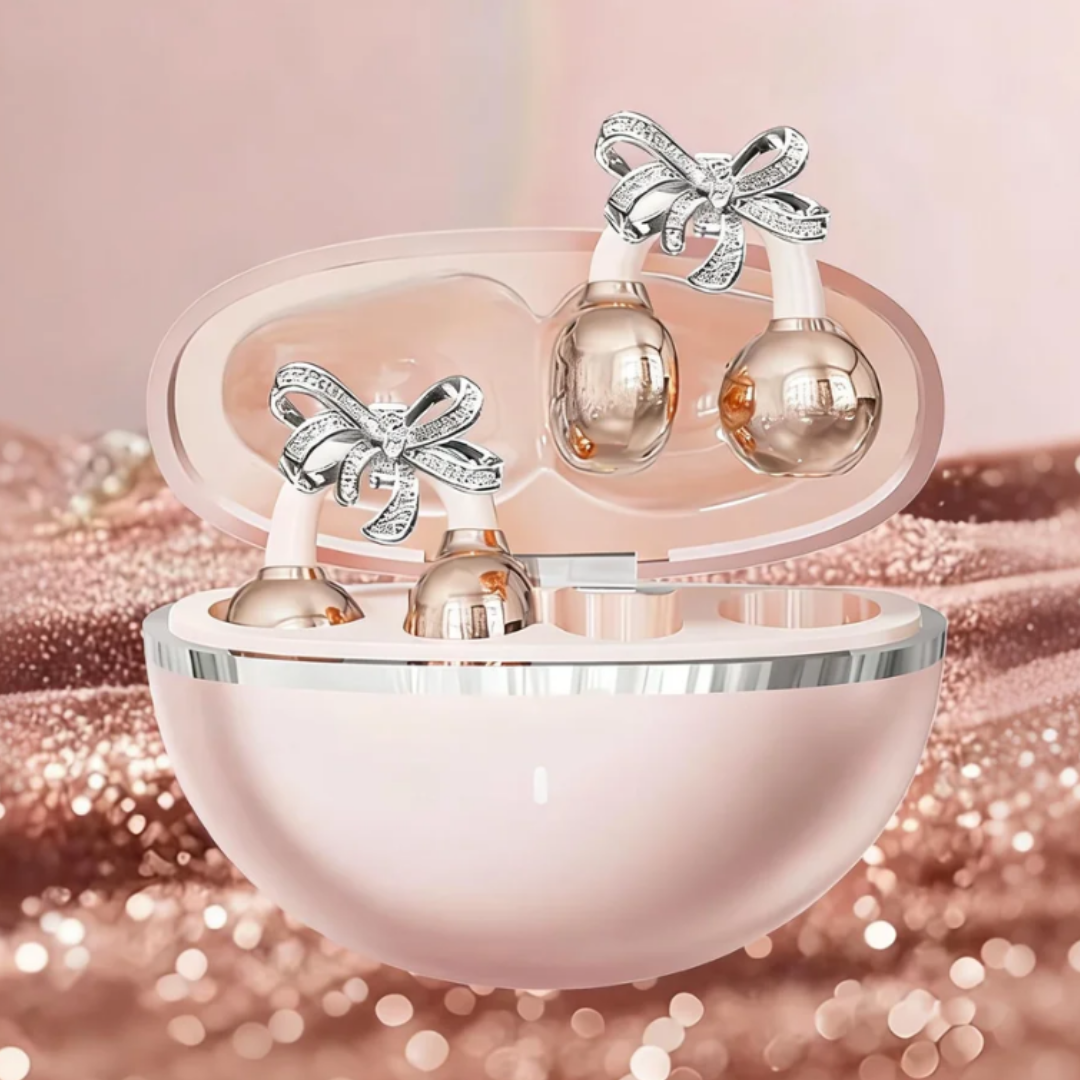 🎧2026 New Clip-on Open-ear Headphones – Wireless Bluetooth Earbuds With Ai Noise Cancelling, Rhinestone Decor & Water Resistant