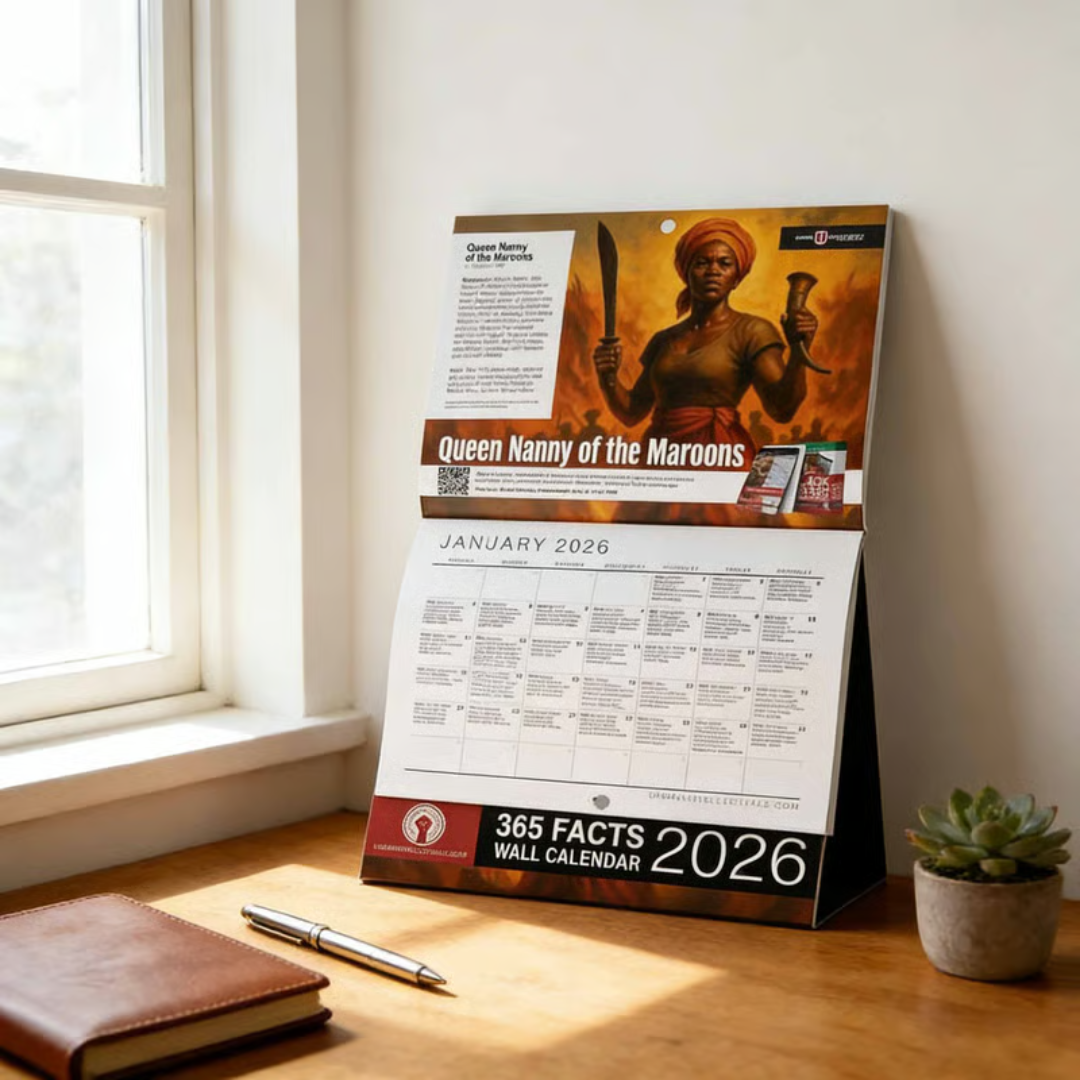 📅2026 Calendar Black History 365 Facts Power To The People✊🏾