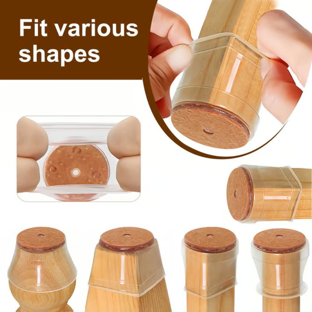 Silicone Chair Leg Protectors Caps For Floors
