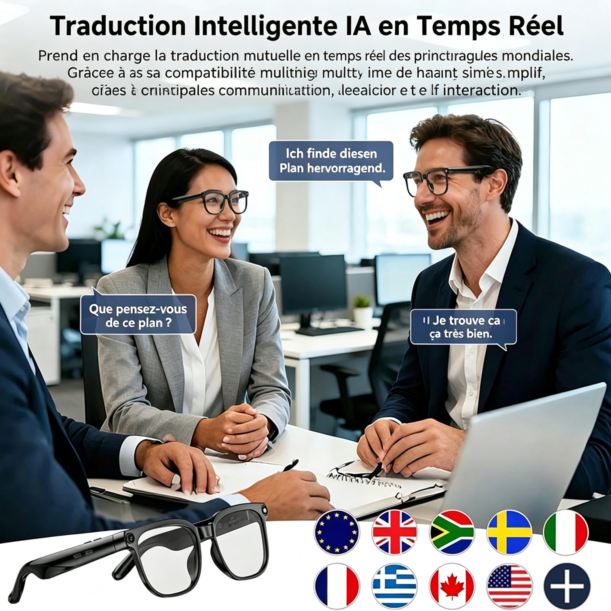👓Dernier jour ! -50 % sur les lunettes de soleil photochromiques intelligentes Bluetooth avec intelligence artificielle.