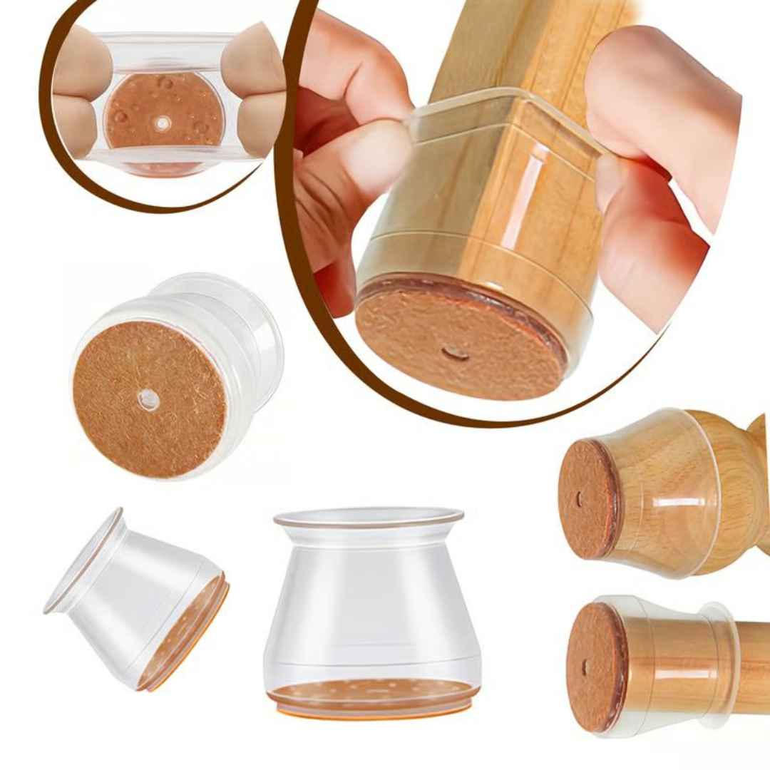 Silicone Chair Leg Protectors Caps For Floors