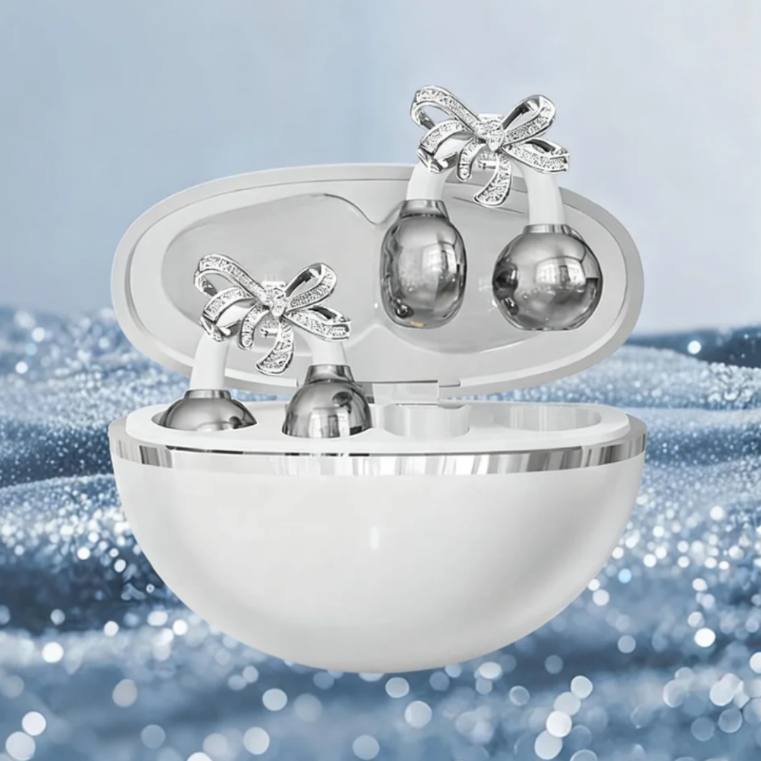 🎧2026 New Clip-on Open-ear Headphones – Wireless Bluetooth Earbuds With Ai Noise Cancelling, Rhinestone Decor & Water Resistant