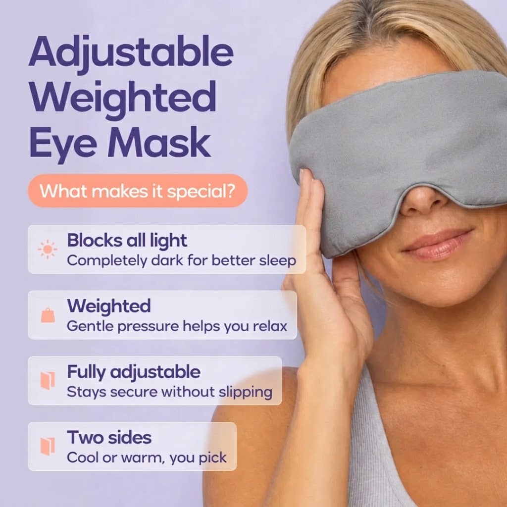 🌙Adjustable Weighted Eye Mask