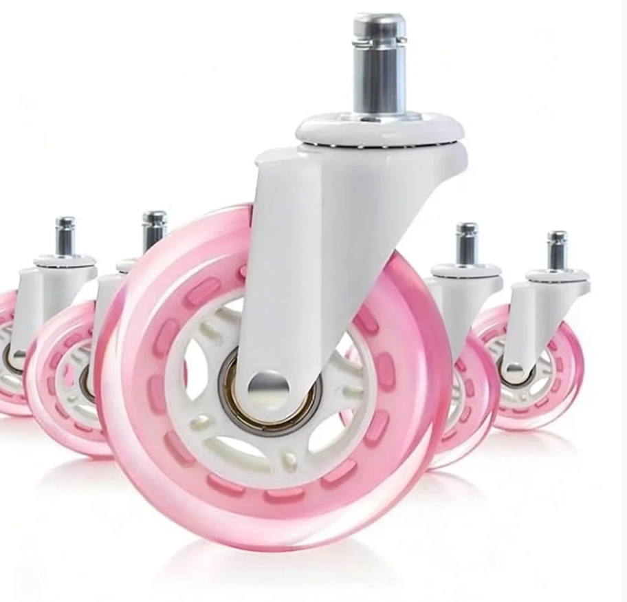 🎉 New Year Sale – 50% Off! The Office Original Rollerblade Chair Wheels, Easy Installation, Universal Fit, Set of 5 🎉