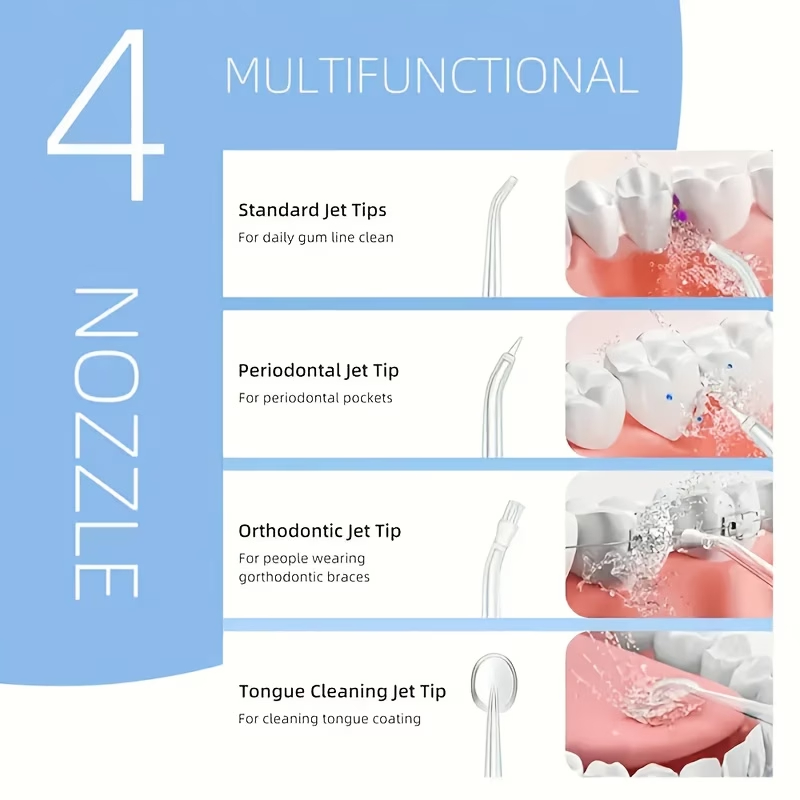🦷PORTABLE ORAL IRRIGATOR WATER FLOSSER💦