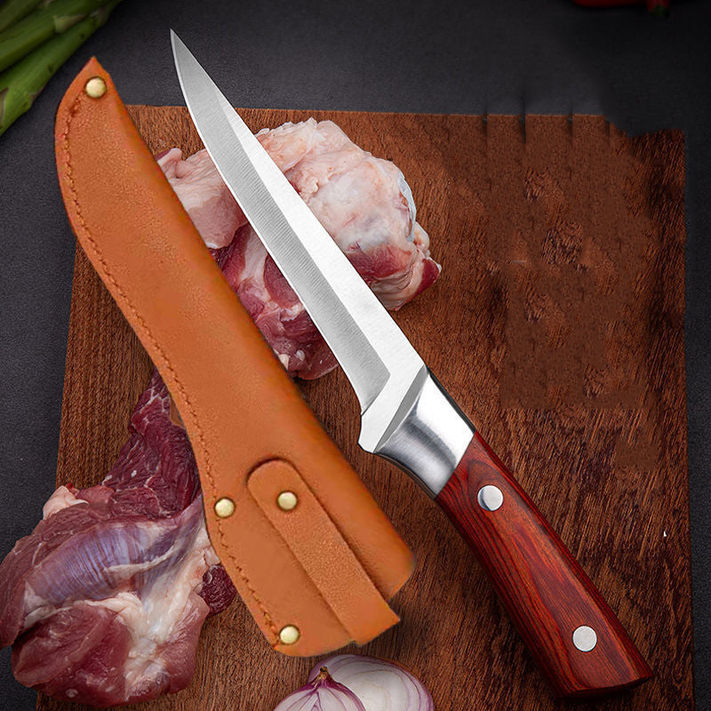 Sharp High Carbon Stainless Steel Kitchen Knives with Ergonomic Handle 