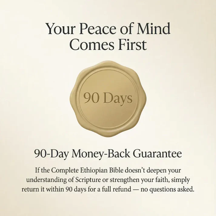 🎉 New Year Special: 50% Off! Complete Ethiopian Bible – Hardcover Collector’s Edition 📖✨ Ultimate Gift for Faith & Study 🎁