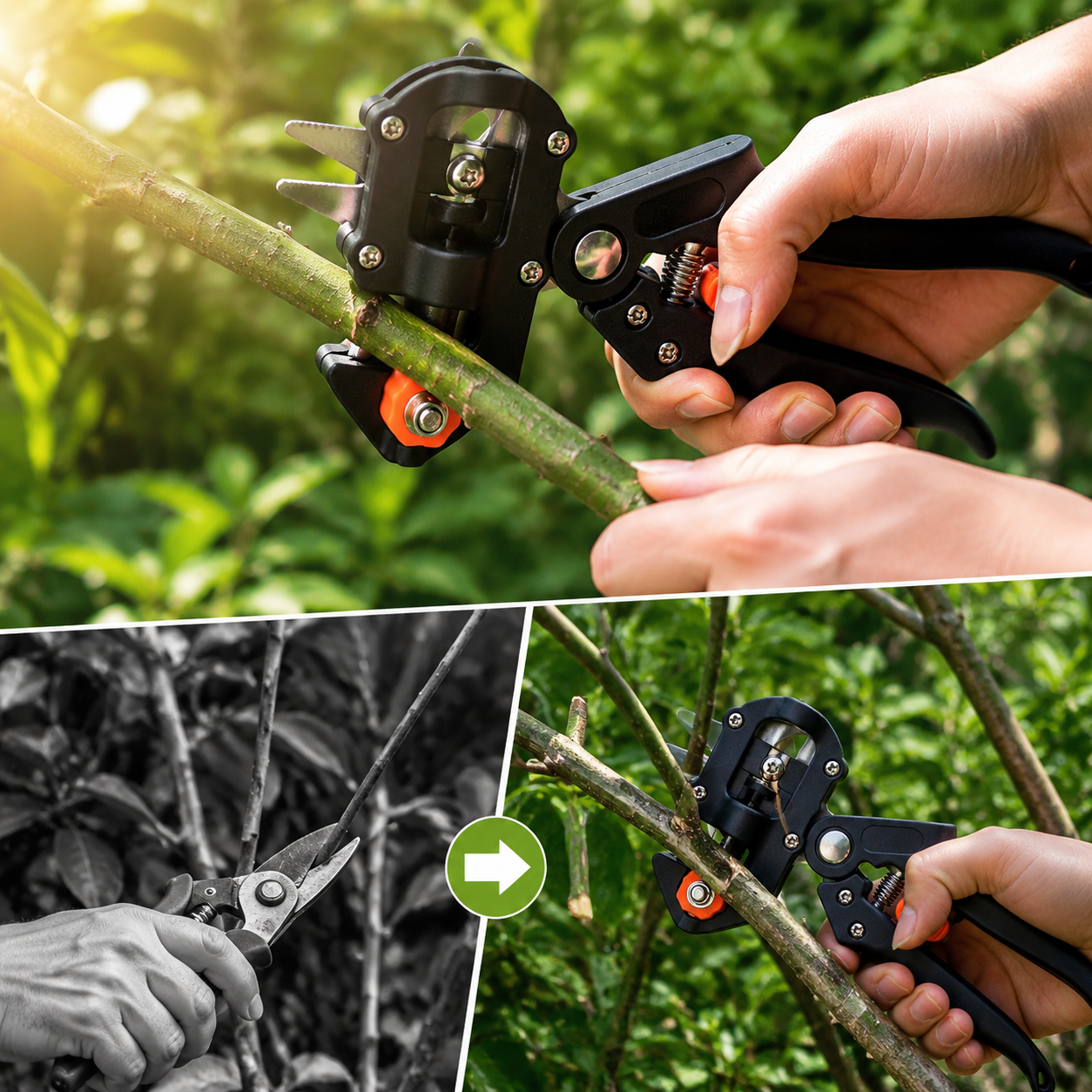 2-in-1 Professional Grafting & Pruning Tool Kit