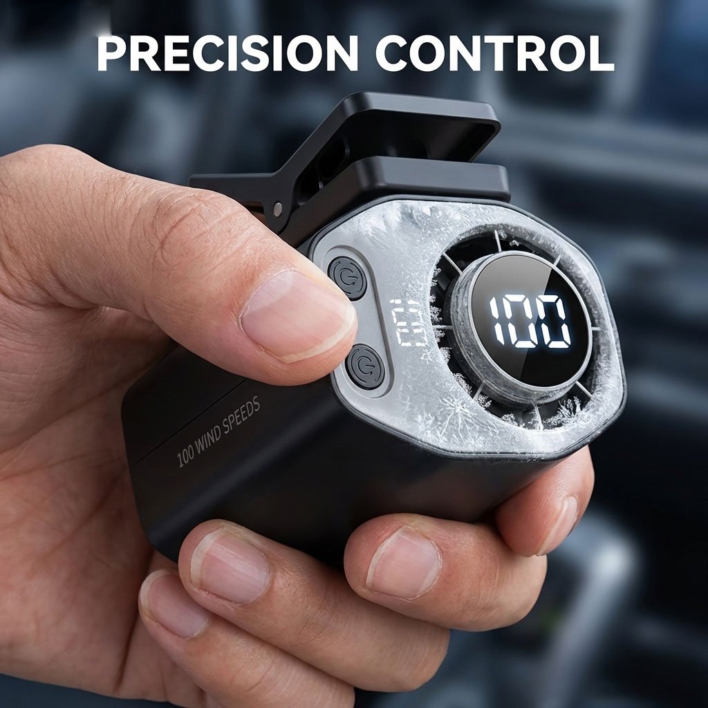 2026 IceBreezeTM 360° Pro - The Ultimate Car & Stroller Cooling Fan