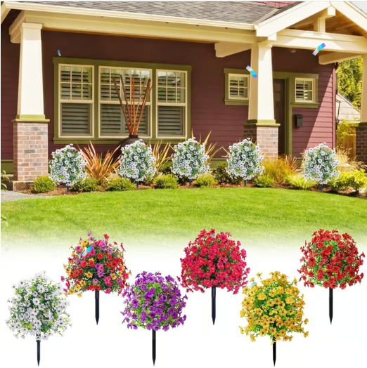 🔥limited Time 49% Off✨artificial Flowers For Outdoor Indoor Garden Home Decoration