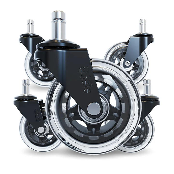 🎉 New Year Sale – 50% Off! The Office Original Rollerblade Chair Wheels, Easy Installation, Universal Fit, Set of 5 🎉