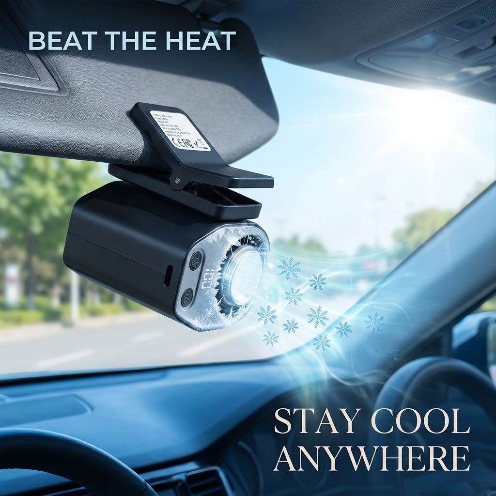 2026 IceBreezeTM 360° Pro - The Ultimate Car & Stroller Cooling Fan