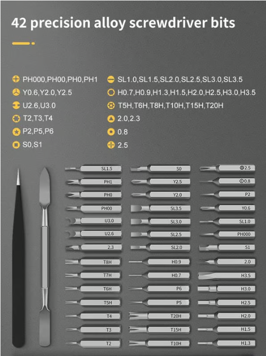 🛠️ Upgrade Your Toolbox Now - ✨ 44-in-1 Precision Screwdriver Set - For Effortless, High-precision Repairs!
