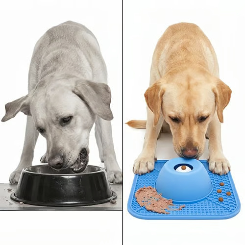 🐶2-in-1 Pet Lick Mat with Rolling Ball🐱