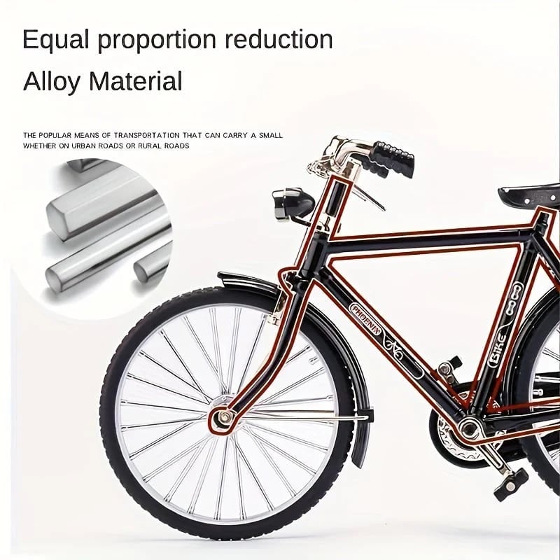 🚴‍♂️ Today Only! 50% OFF 52-Piece Retro Bicycle Model Set! 🚲