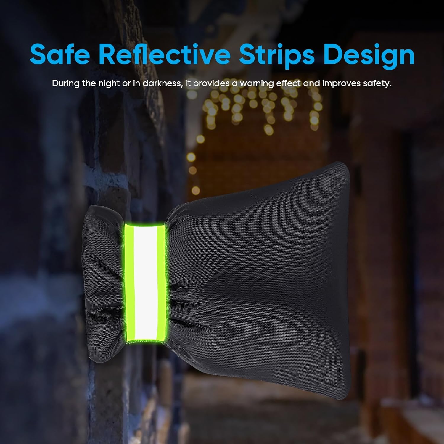 Outdoor Faucet Cover for Winter - Pro 7.1"W x 9.8"H Outdoor Water Faucet Cover Socks for Winter Freeze Protection Pipe Insulation Reusable Waterproof Insulated Spigot backflow Cover,Black (2)