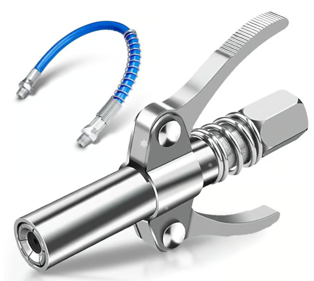 Double Handle High Pressure Quick Release Grease Coupler