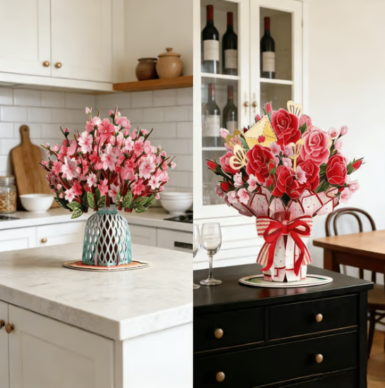 🏆55k+ Sold! 🌼💌 Forever-blooming 3d Flower Pop-up Card– Personalized Love Message & Everlasting Bloom 🎁