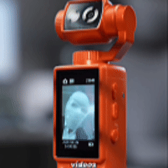 🎥 Upgraded Vlogging Camera – 180° Rotating Lens, Full-Body Video Recorder for Travel, Daily Life & Content Creation