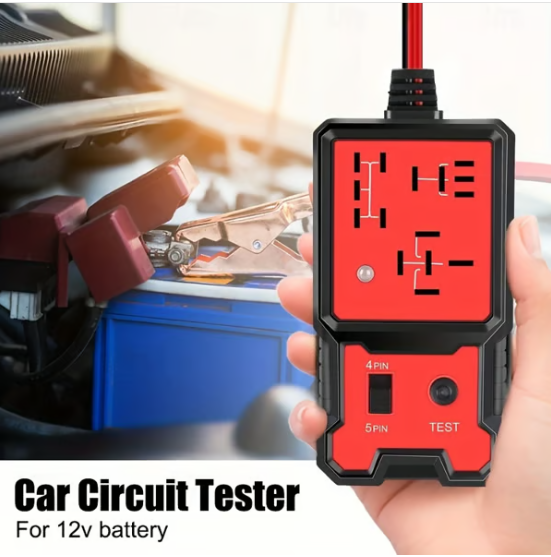 Automotive Relay Tester Tool For Summer, 12v/24v Car Relay Tester