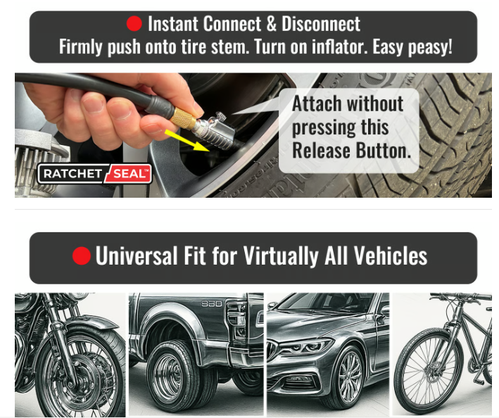 🔩 Quick-connect Tire Chuck
