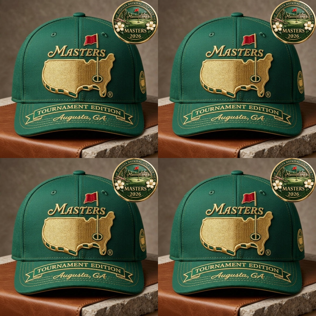 ⛳ LAST DAY 50% OFF🔥LIMITED EDITION-Masters Tournament Edition Structured Hat – Augusta National Official Style