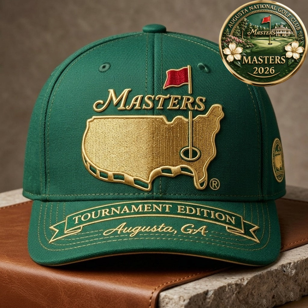 ⛳ LAST DAY 50% OFF🔥LIMITED EDITION-Masters Tournament Edition Structured Hat – Augusta National Official Style