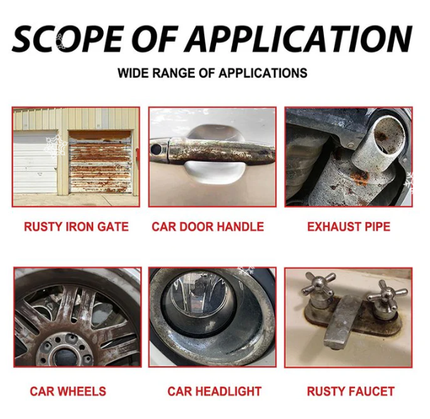 Multipurpose Metal Rust Removal And Converter For Car