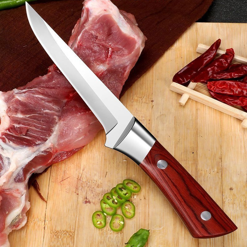 Sharp High Carbon Stainless Steel Kitchen Knives with Ergonomic Handle 