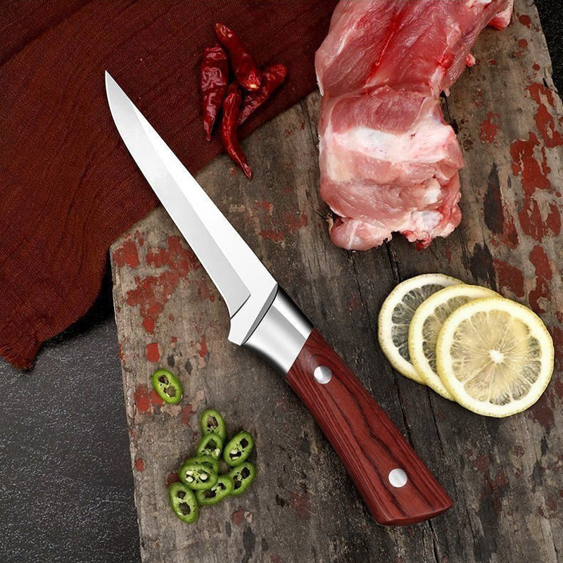 Sharp High Carbon Stainless Steel Kitchen Knives with Ergonomic Handle 