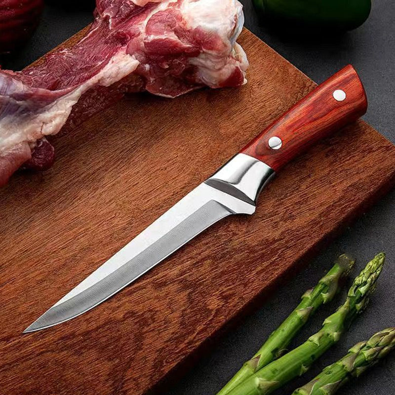 Sharp High Carbon Stainless Steel Kitchen Knives with Ergonomic Handle 