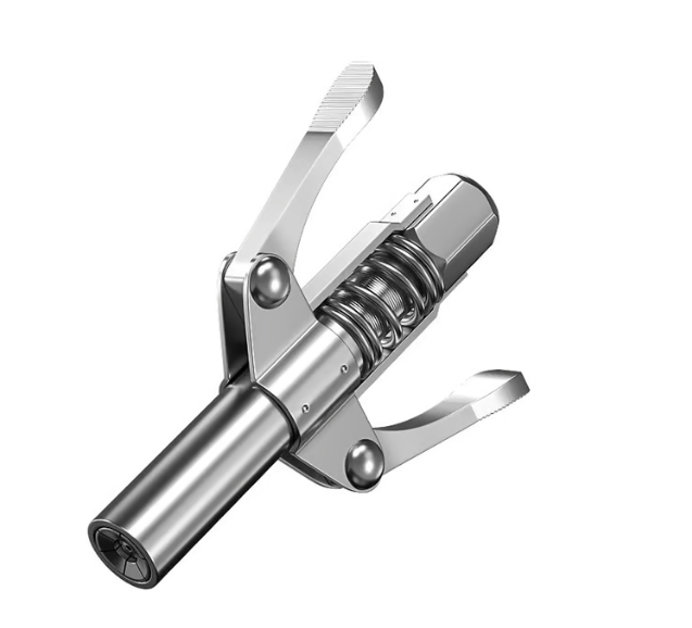 Double Handle High Pressure Quick Release Grease Coupler