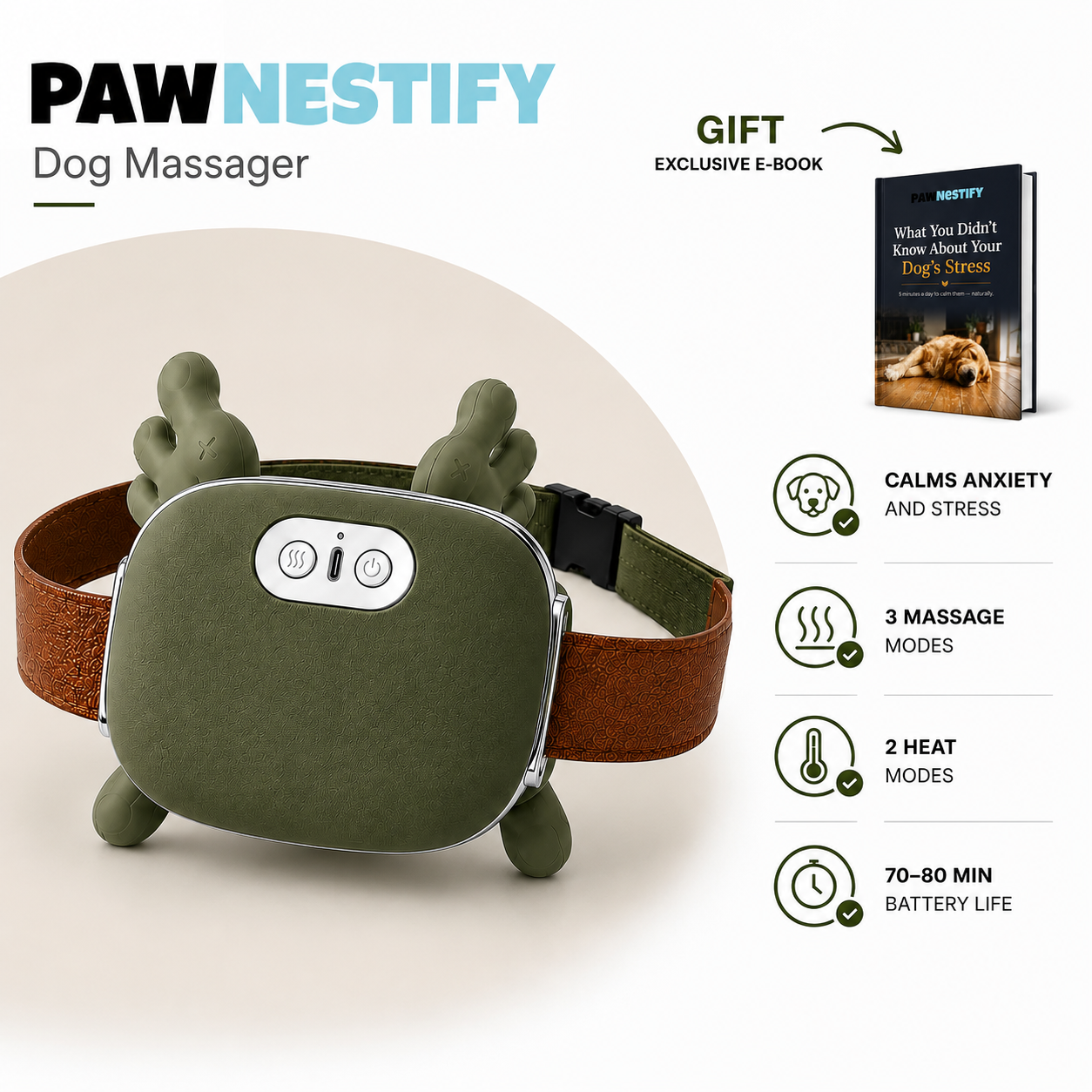  Dog Calming Massager