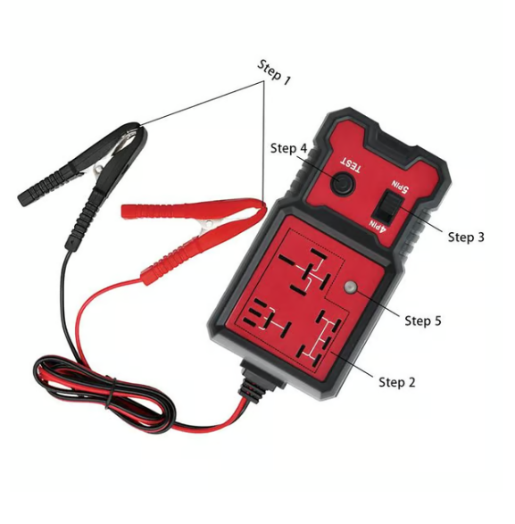Automotive Relay Tester Tool For Summer, 12v/24v Car Relay Tester