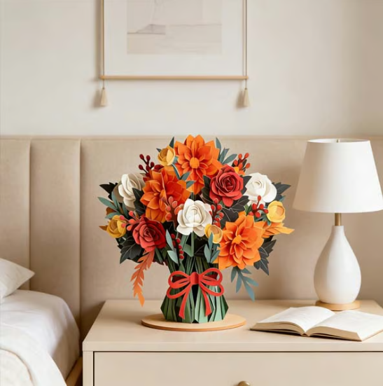 🏆55k+ Sold! 🌼💌 Forever-blooming 3d Flower Pop-up Card– Personalized Love Message & Everlasting Bloom 🎁