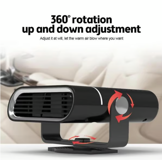 💥last Day 49% Off-🔥car Heater Portable Electric Heating Fan Defogger Defroster Demister 12v