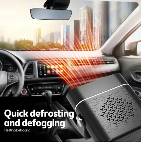 💥last Day 49% Off-🔥car Heater Portable Electric Heating Fan Defogger Defroster Demister 12v